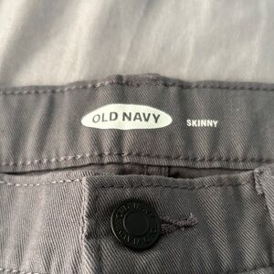 Old Navy Skinny Adjustable Gray Jeans
